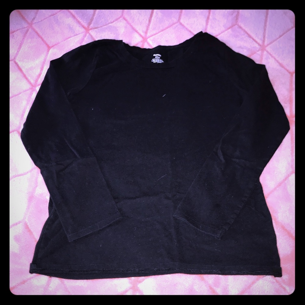 Long sleeve black shirt